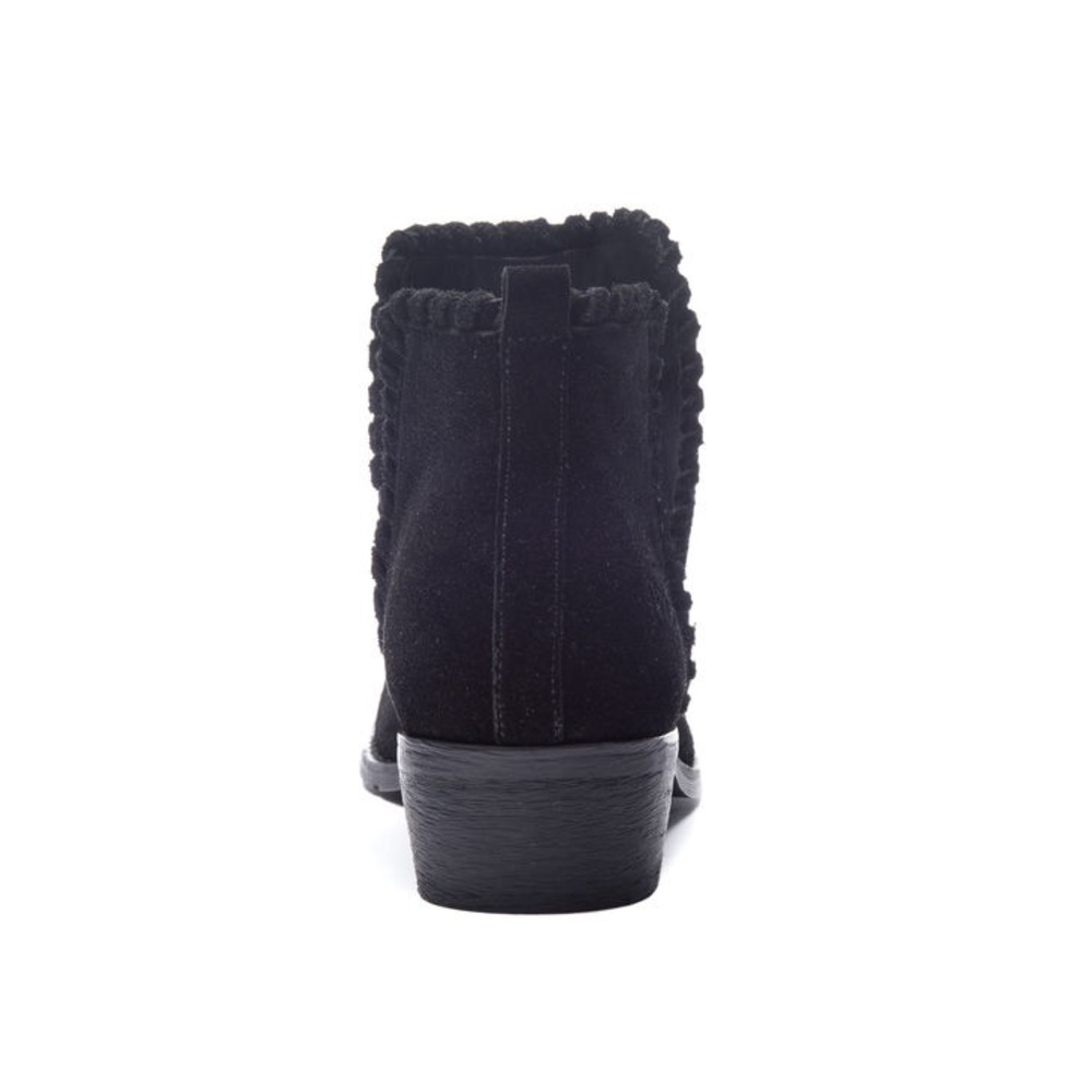 Black Suede Ankle Booties - Picture 8 of 8